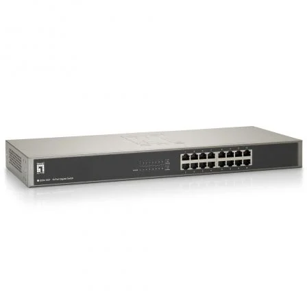 Level One GSW-1657 Switch de red de 16 puertos Gigabit Ethernet